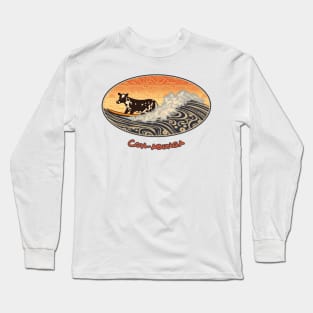 Cow-abunga Cow Long Sleeve T-Shirt